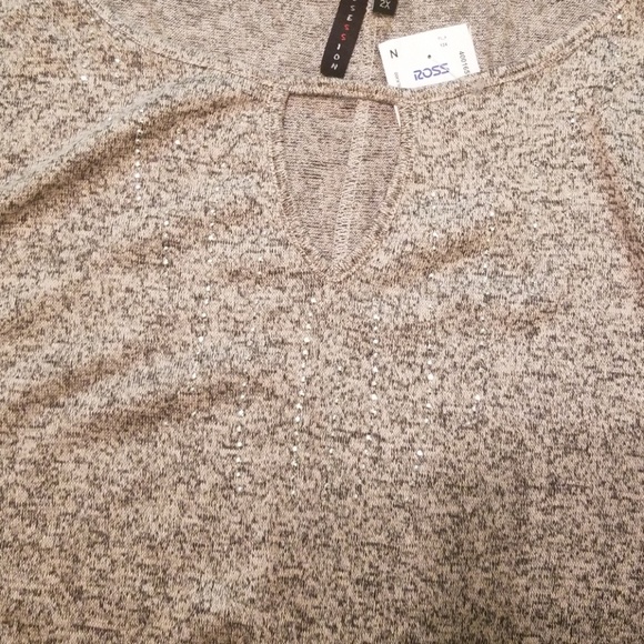 Taupe & Grey Sweater (women's plus) - Picture 4 of 7